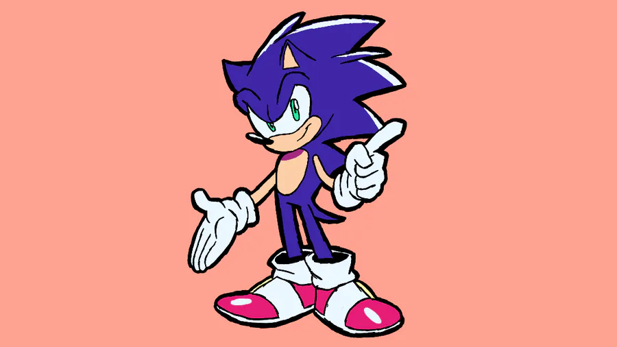 Bonk_Animates on Game Jolt: Art Weeklies - 10/19/2023 Theme Chosen - Sonic  Made With - Kleki I