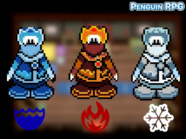 Jogo de pinguim sprites