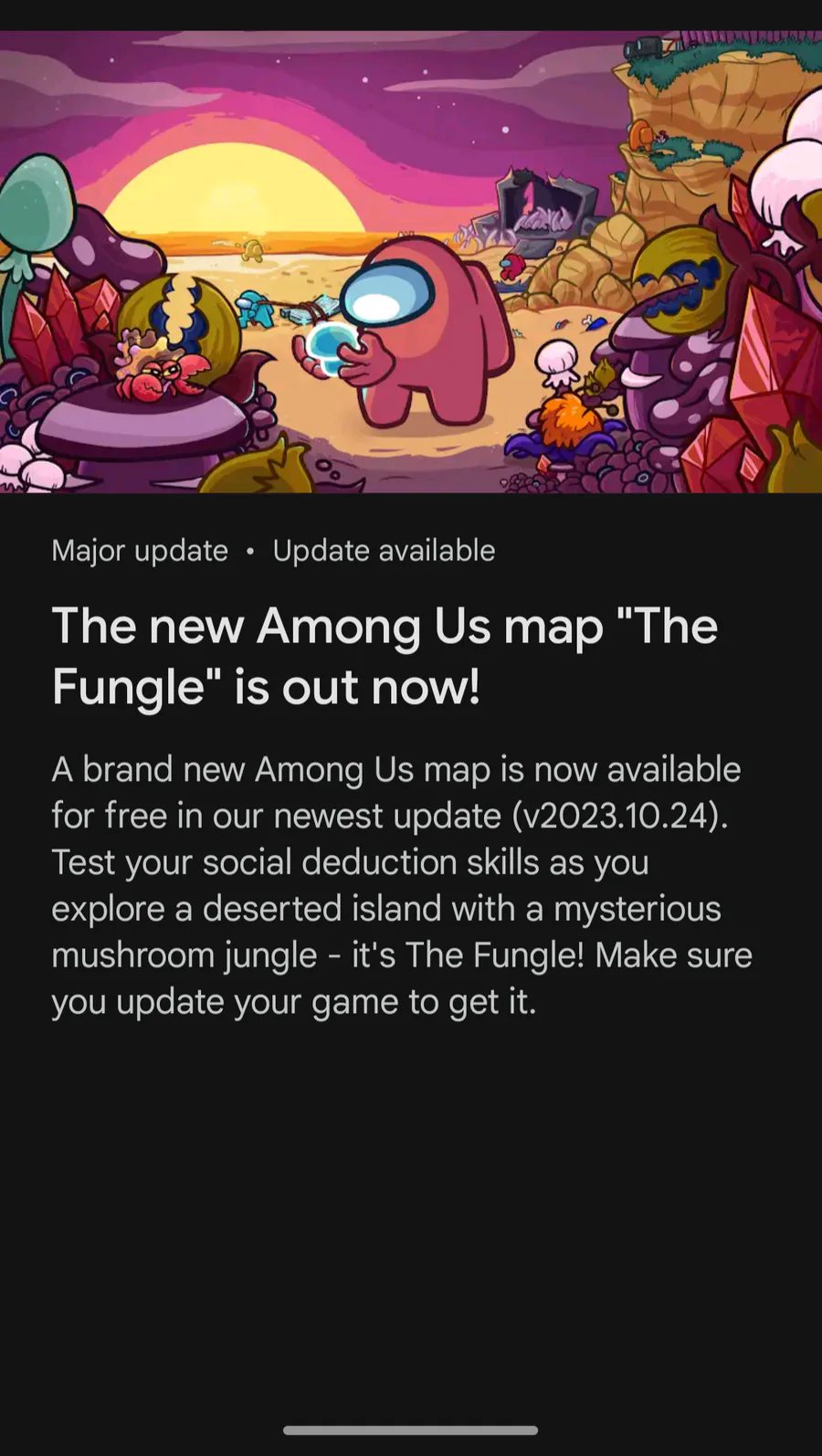 Among Us new map release date  When is The Fungle coming out