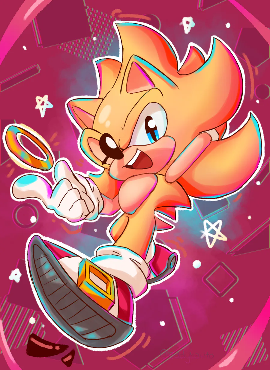 Eddykavito on Game Jolt: Hyper sonic:gj/jolt: #art #fanart #digitalart  #sega #sonic #sonicth