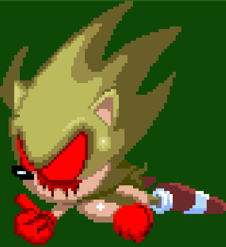 Pixilart - Fleetway Sonic Exe by Smash-Dreamcast