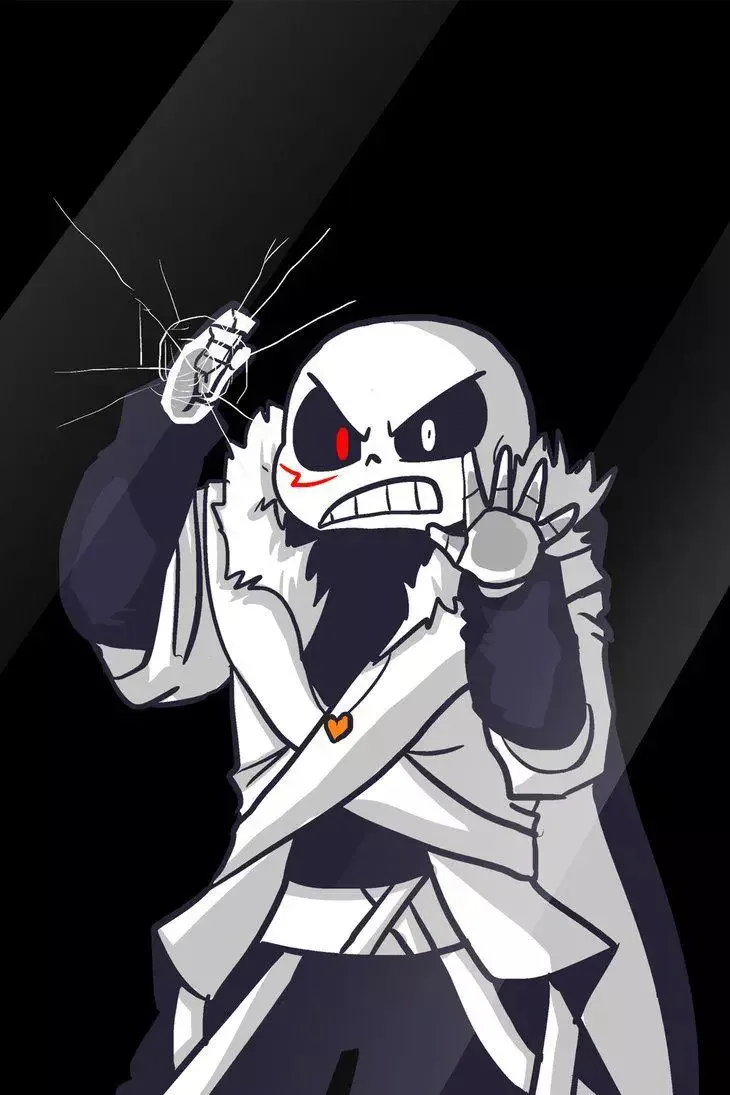 Cross!Sans (XTale) vs Geno!Sans (AfterTale) (Animation) on Make a GIF