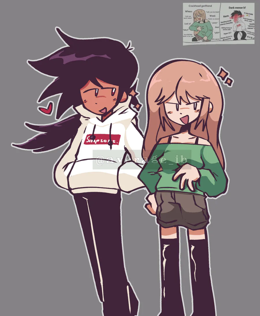 Crackhead gorlfriend x Dank memer bf on Tumblr