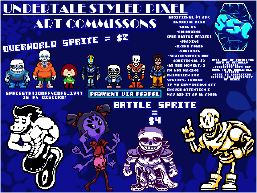 My sans battle sprite base pixel art