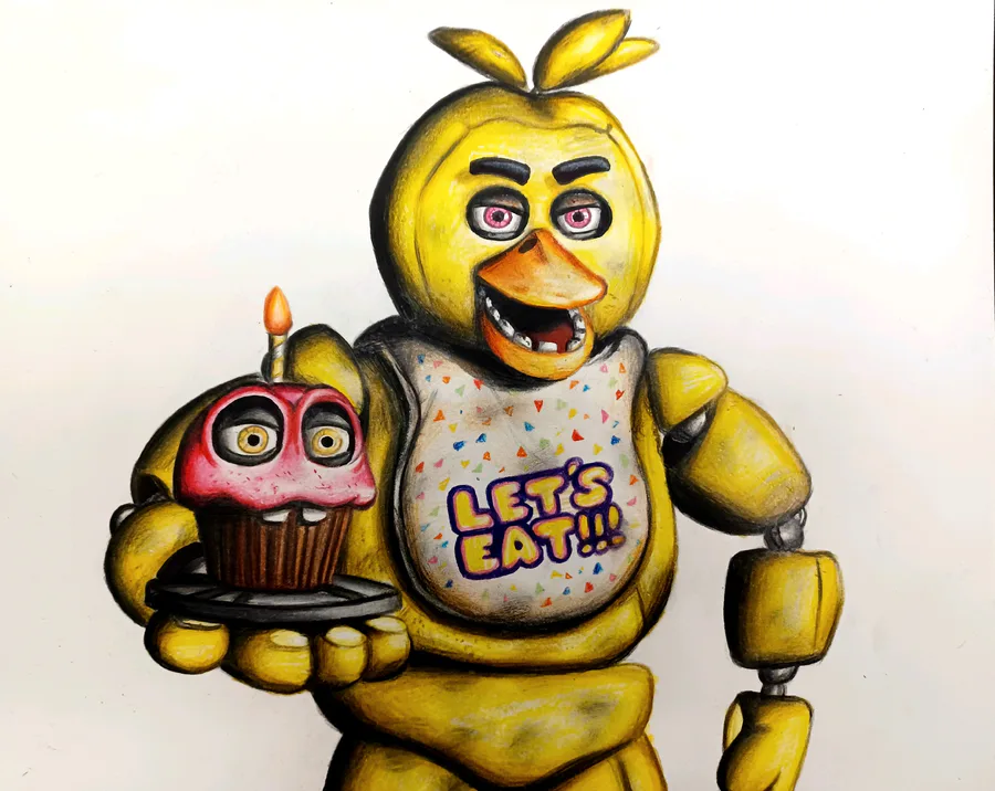 bugs👽 on Game Jolt: i drew a chica 🤭