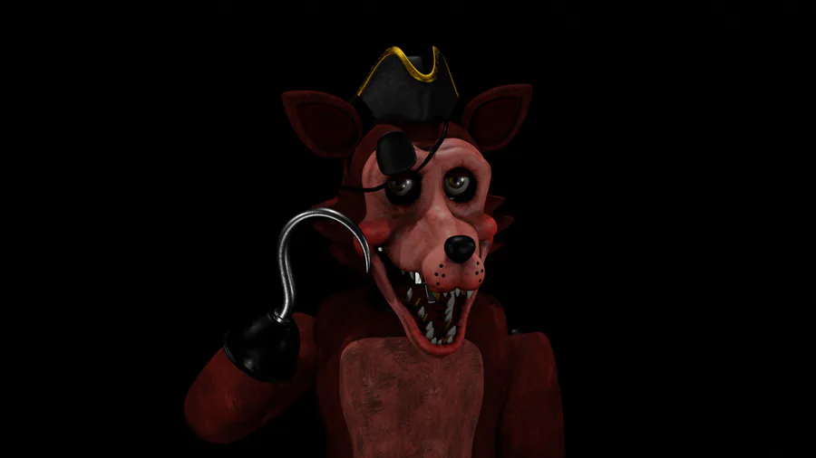 Withered Foxy WIP Model (Blender) : r/fivenightsatfreddys