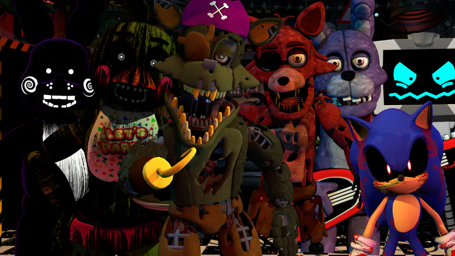 Unwithered Animatronics in FNaF 2 Mod released! by RealZBonnieXD on  DeviantArt