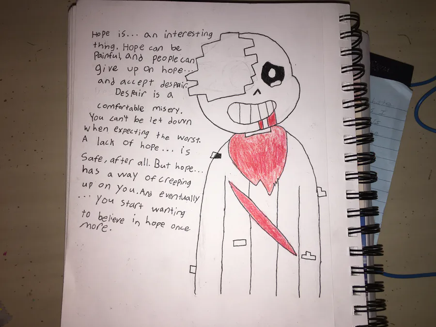 I drew horror!sans at work yersteday, it was my first draw of any sans at  all, what do you think ? : r/Undertale