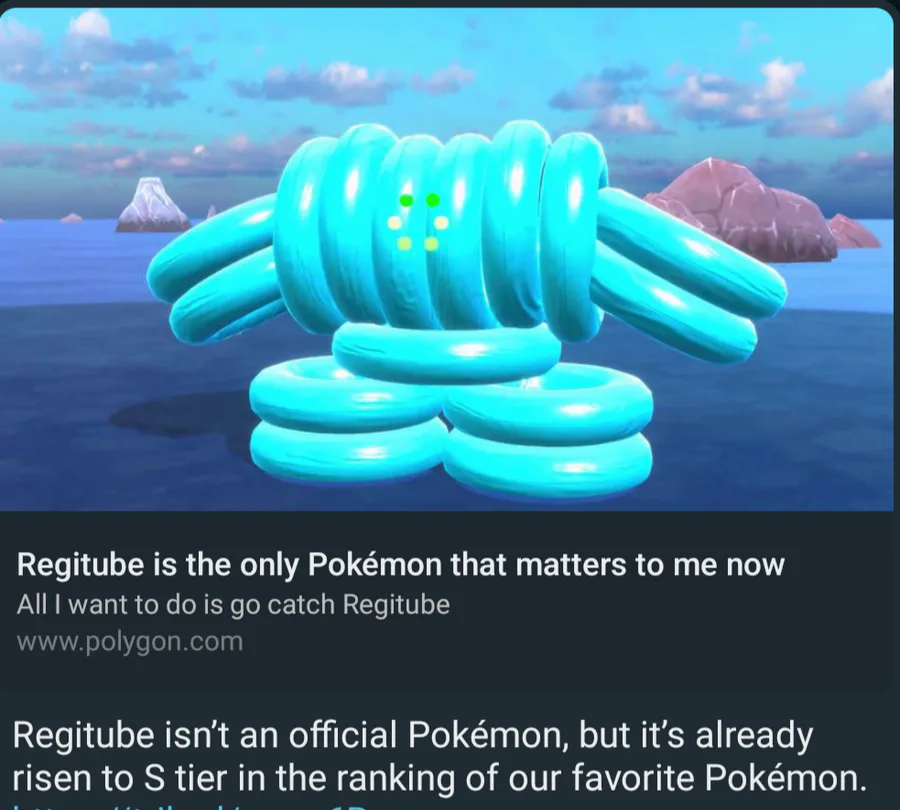 Regitube' is my favorite new Pokémon meme - Polygon