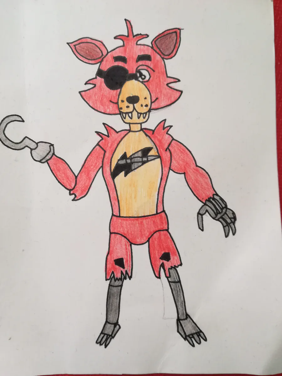 Texaram on Game Jolt: Want a Foxy drawing? Querem um desenho do