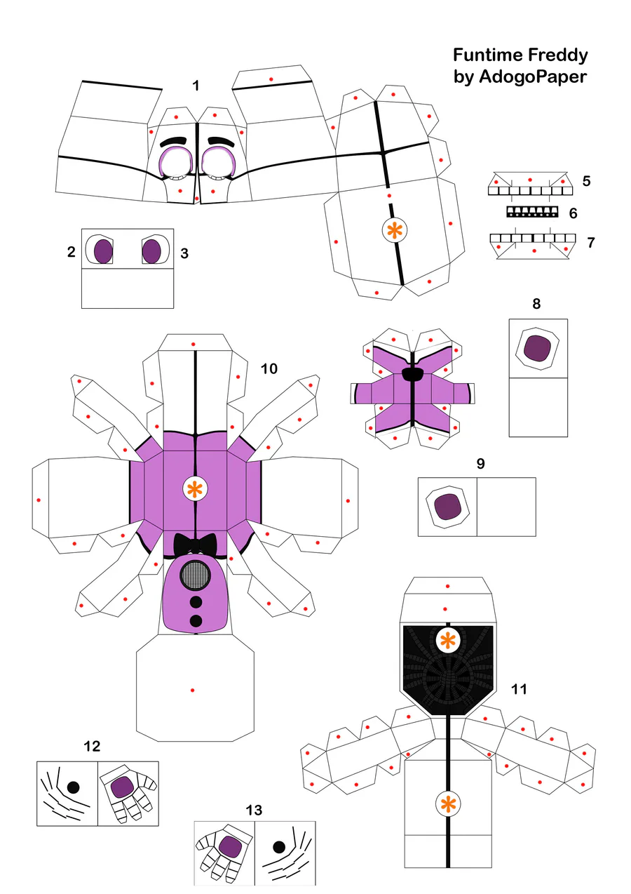 Funtime Foxy Papercraft