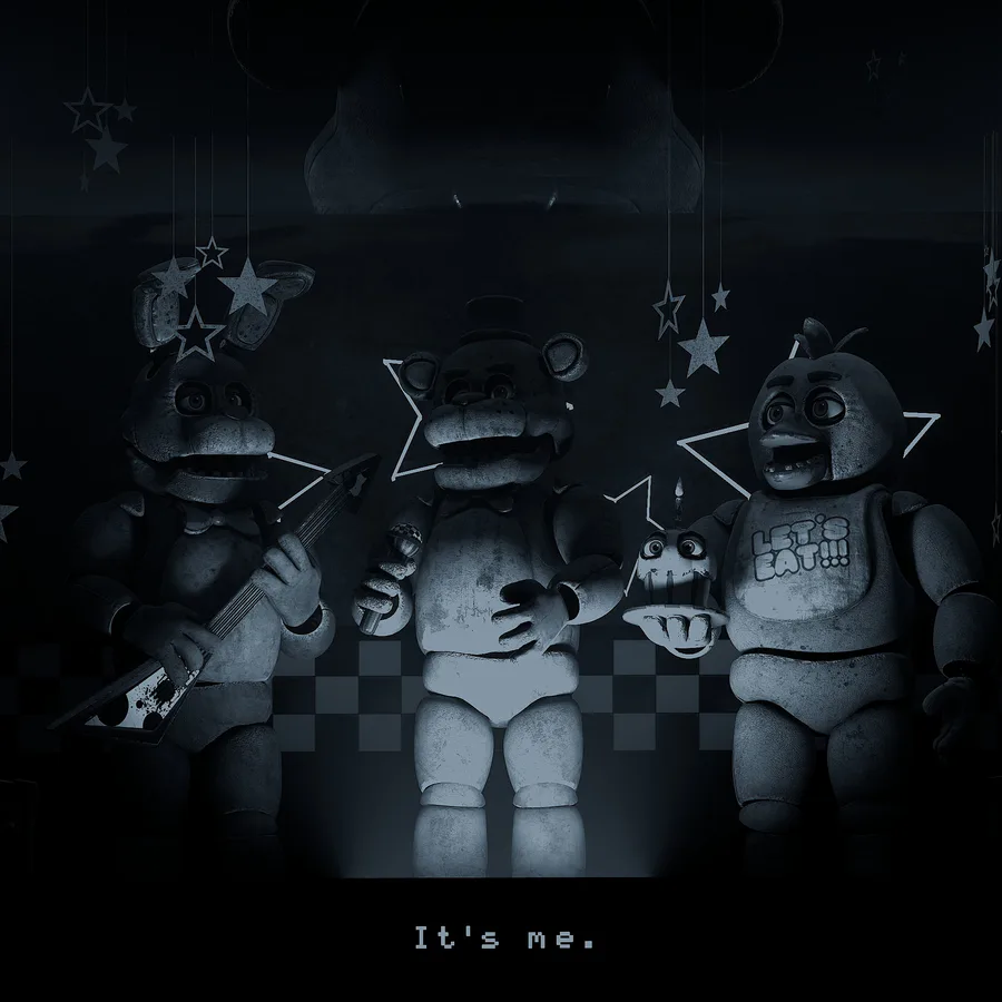 Five Nights at Freddy's 2 - Foxy - It's Me - Phantom Bb - Sticker