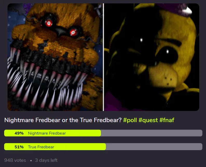 Nightmare Fredbear - Fnaf 4 - Sticker