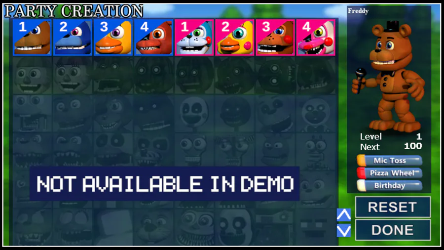 FNAF World 3D (FREE DOWNLOAD) - Part 3 ☆ NEW CHARACTERS! 