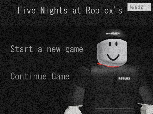 Five Nights At Roblox By Froxo Game Jolt - roblox five nights at freddys song survive
