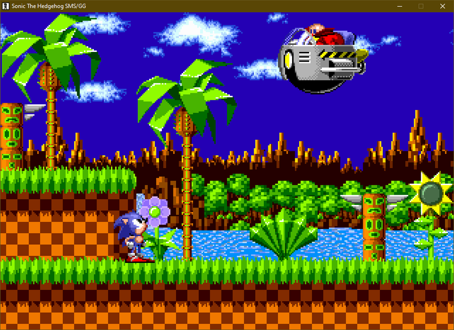 Knuckles in Sonic 2 Green Hill Zone V0.1 ROM Download for 