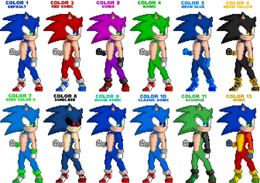 sonic stages mugen