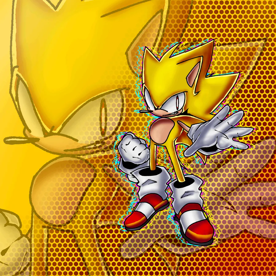 classic super sonic wallpaper