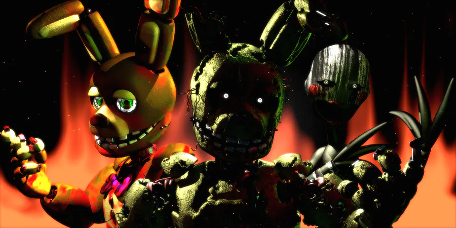 Spring trap wallpaper : r/fivenightsatfreddys