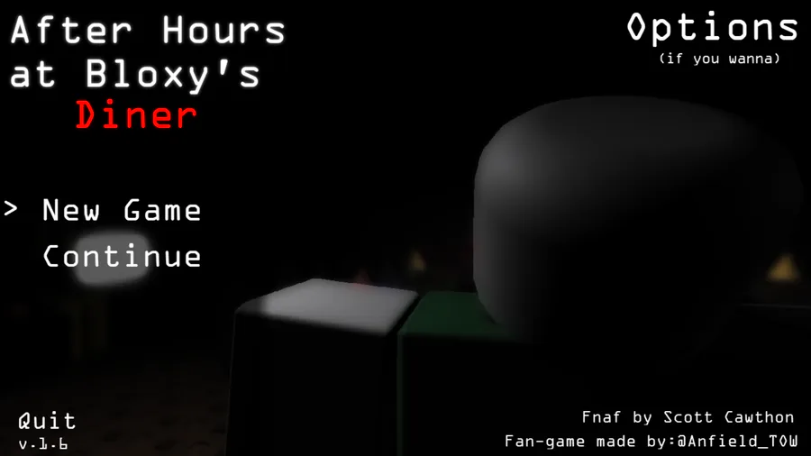 roblox #fangame #fnaf - After Hours at Bloxy's Diner by Anfield_TOW