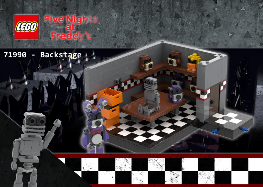 Fnaf 2024 lego backstage