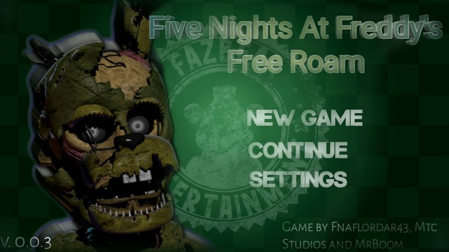 fnaf free roam games online