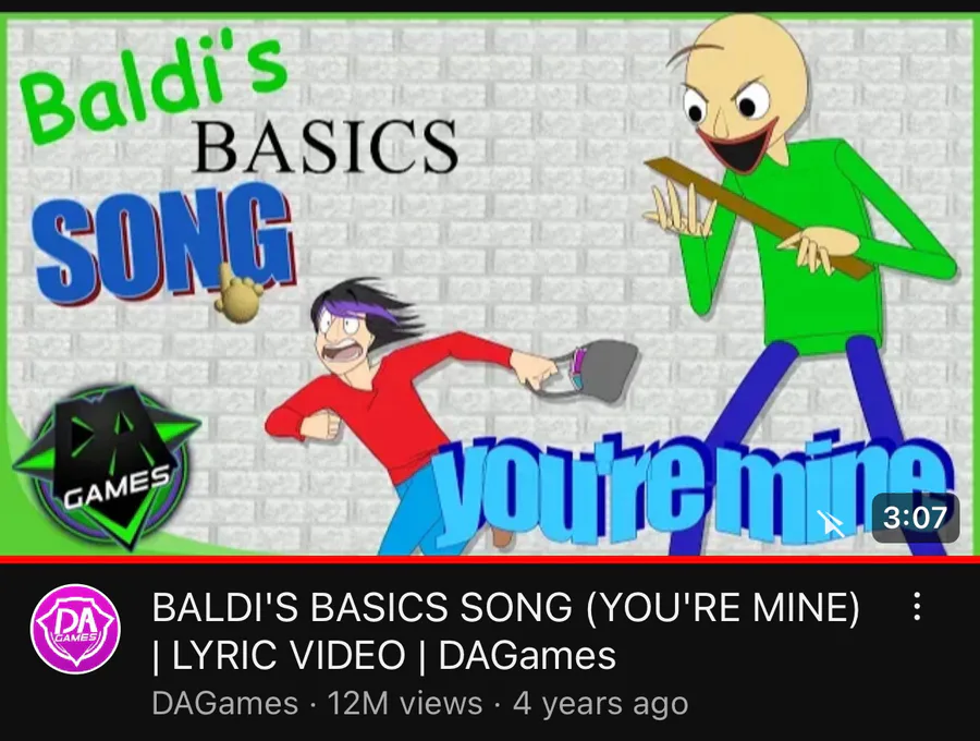 Baldis basics you re mine