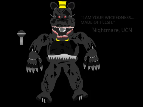 CHASED BY THE NEW TERRIFYING NIGHTMARE FREDBEAR..  Five Nights At Freddy's  4 Unreal Engine 4 (FNAF) 