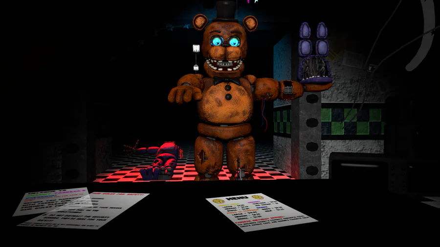 Withered freddy vs fnaf 2