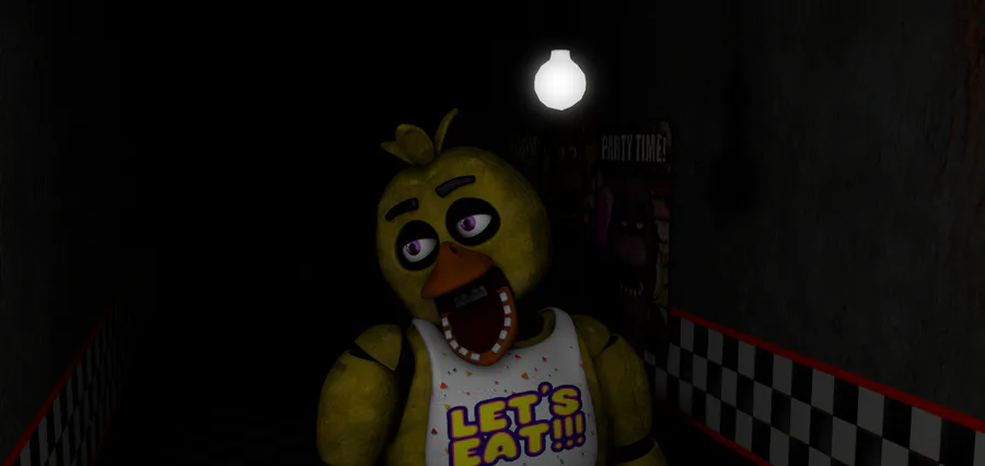 Nightmare Freddy jumpscare! 4K [Render/C4D]