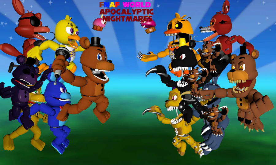 Steam Community :: Video :: Scribblenauts Unlimited 170 FNaF World Nightmare  Animatronics from Live Creation