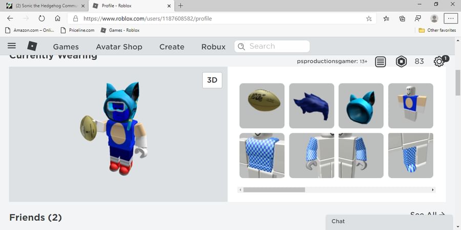 Cats Imacat On Game Jolt I Finally Pulled Off The Sonic Roblox Avatar - roblox.com avatar