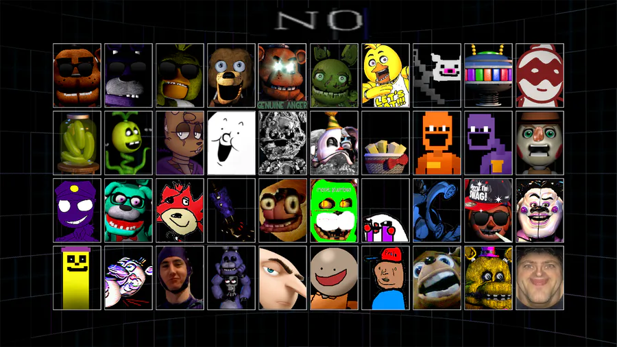 Minha fnaf tier list  Five Nights at Freddys PT/BR Amino