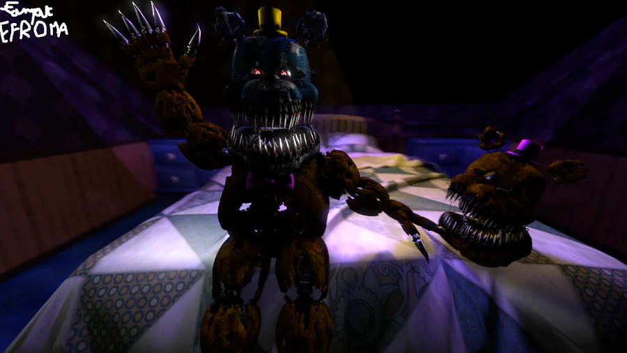 Nightmare Fredmare in FNaF 2 mod by TheMasterPuppet - Game Jolt