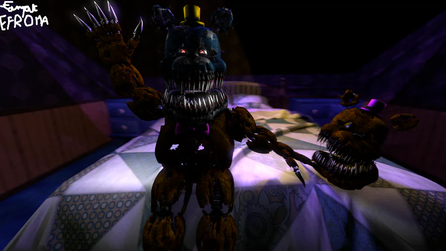 Five Nights at Freddy's and Nightmare Fred Bear Costume