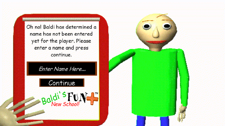 New Baldi's Basics Plus by YuraSuper - Game Jolt