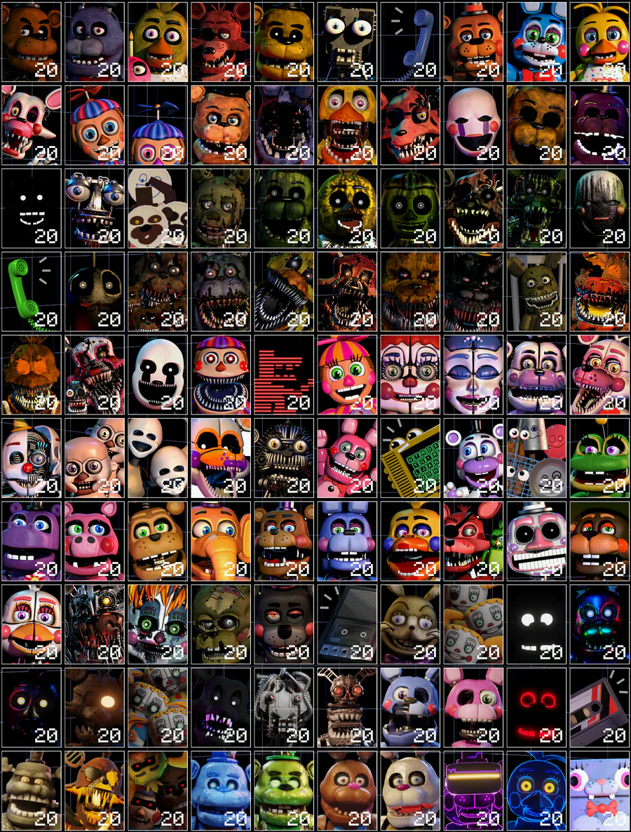 Fnaf Ucn Roster