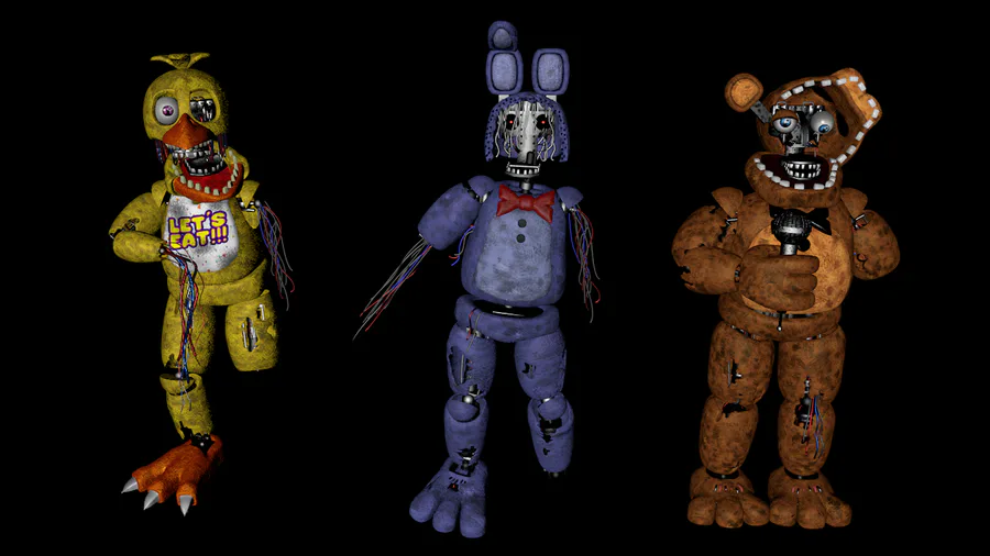 Fact File - Withered Bonnie and Withered Chica by