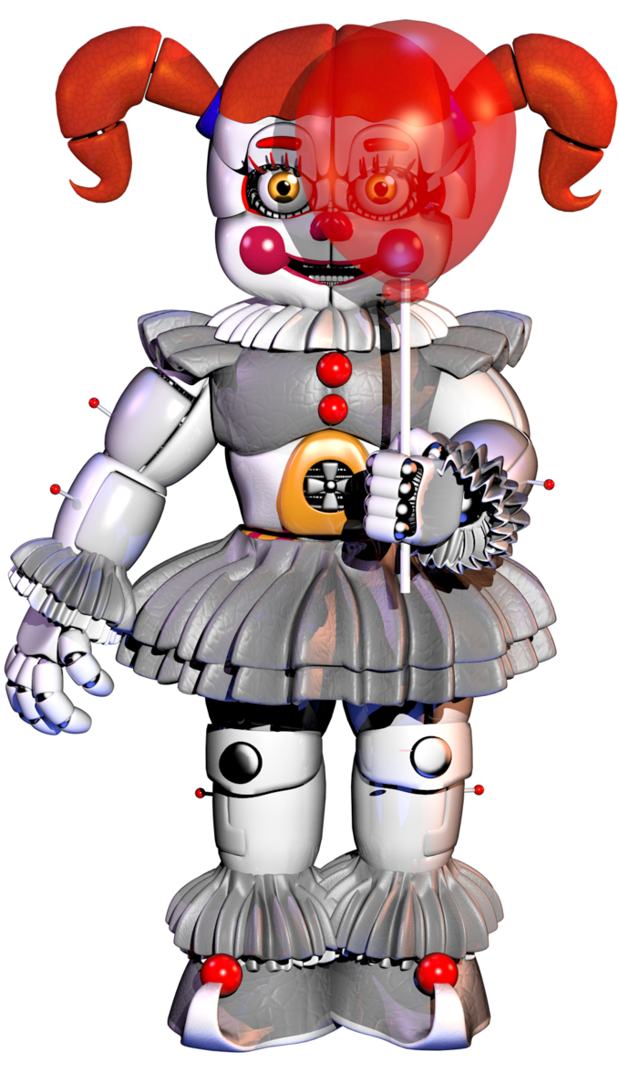 circus baby plushie