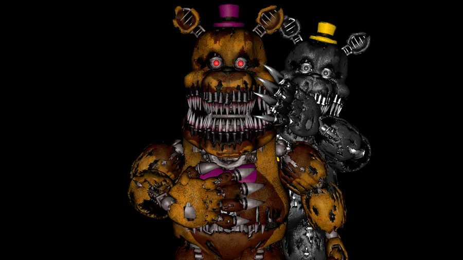 Nightmare Fredbear Color Palette