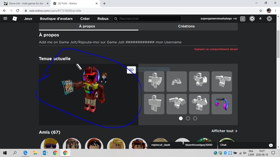 Kyle Thivierge On Game Jolt Is My Roblox Avatar Is Cool You Can Add Me On Roblox My Name Is S - cool name that can be put on roblox