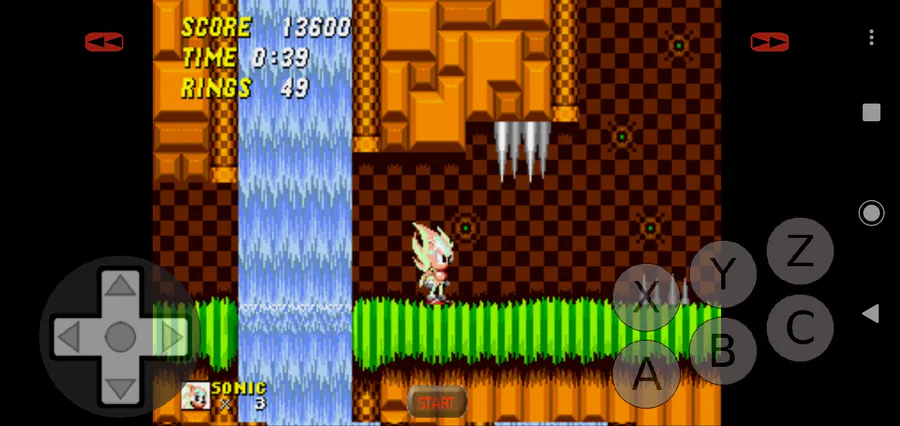 Sonic Hack - Darkspine Sonic in Sonic 2 