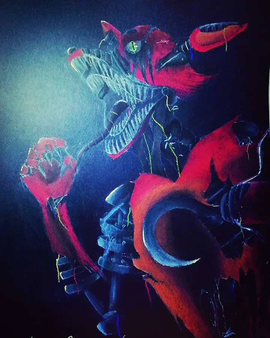 _Cassidy_ on Game Jolt: Withered foxy fanart. I don't draw very well but  IT'S ME.