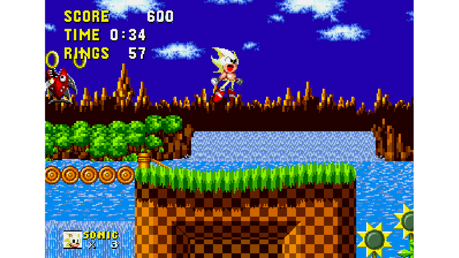 Jogue Super Sonic e Hyper Sonic no Sonic 1, um jogo de Sonic