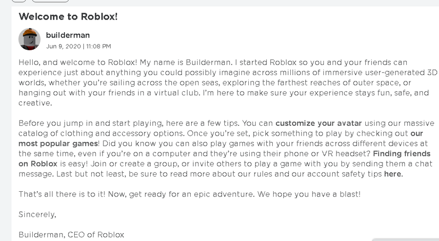 New Posts In Random Roblox Community On Game Jolt - how to get builderman to follow you on roblox
