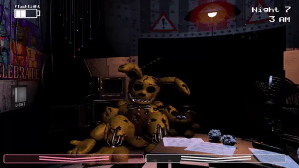 Kirbdavon on Game Jolt: golden freddy and shadow freddy