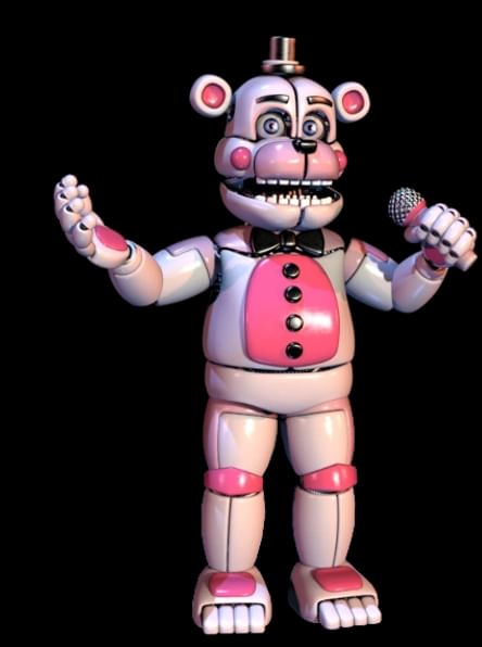 prototype funtime freddy: he will be in the staeg and hes will mofe. 