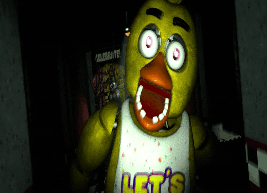 Alfathyrio on Game Jolt: Withered Freddy and Chica in the right corner of  FNAF 1.