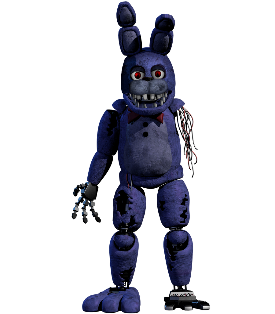 Withered Bonnie with face.