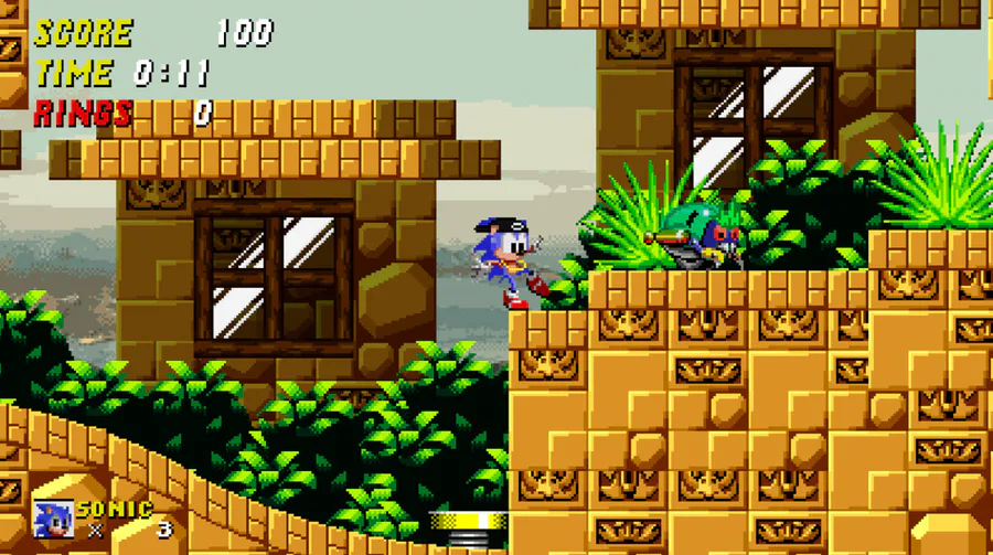 Sonic 1 Retold: Labyrinth Zone (Sprite Animation) 